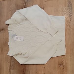 EVEREVE XS Bella Ruffle Sweater